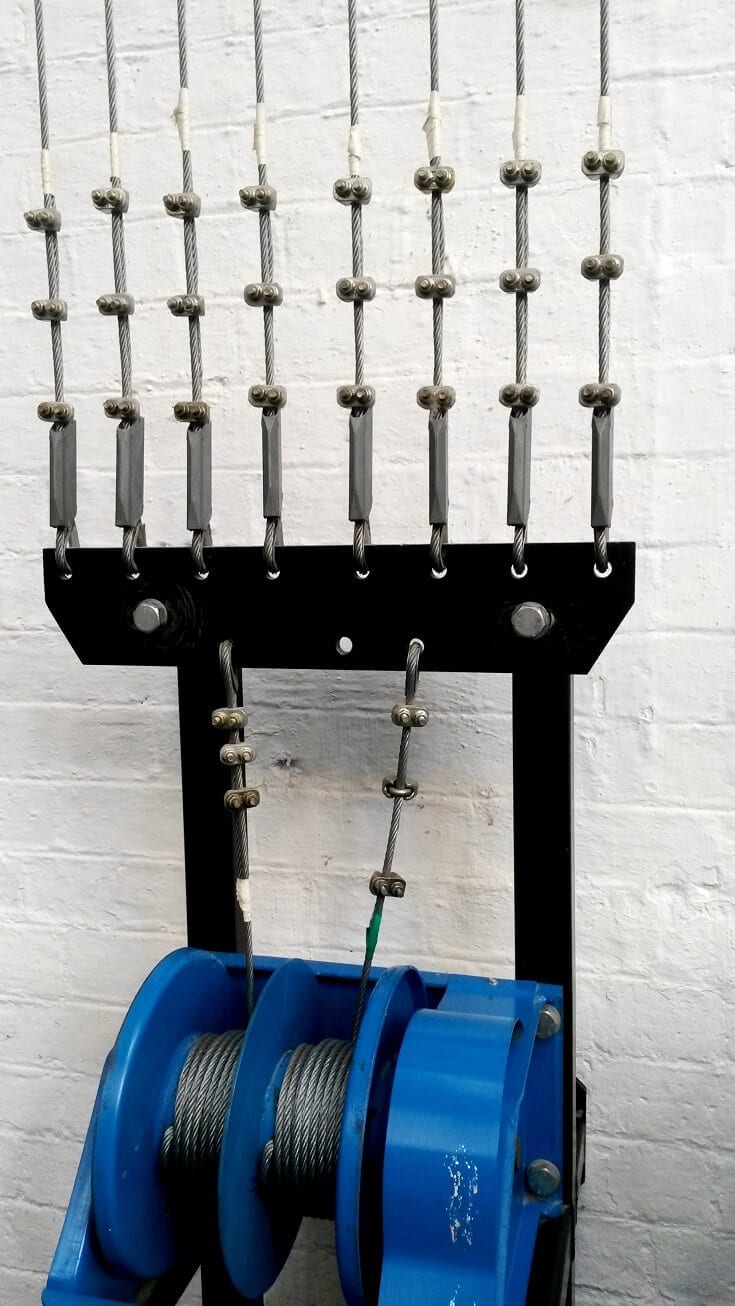 rope clips in use