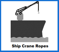 ship crane rope