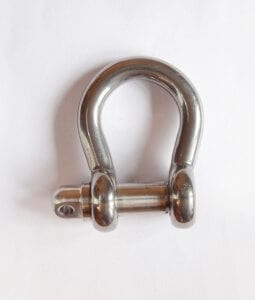 stainless steel bow shackle screw pin