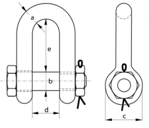 safety dee shackle