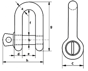 green pin dee shackle